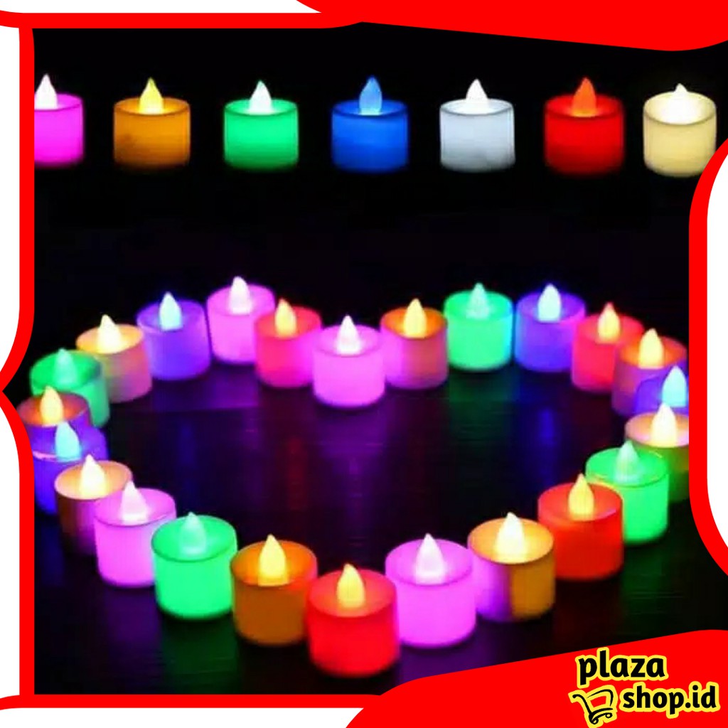 Plazashop♨ COD LE51 Lilin Led Mini Dekorasi Lampu Elektrik Candel Light Lilin Kecil Led Batam Import