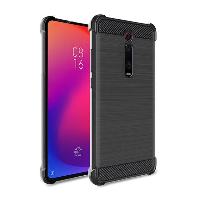 Xiaomi Redmi K20 / K20 Pro Mi 9T Soft Case Brushed Carbon Anti Knock