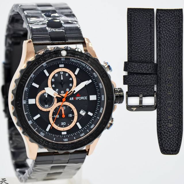 JAM TANGAN PRIA ARMY FORCE AF-8012 FREE TALI ORIGINAL