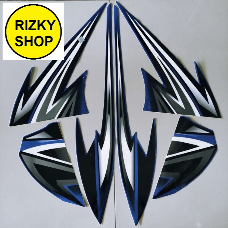 Striping Honda Tiger 2004 2005 biru