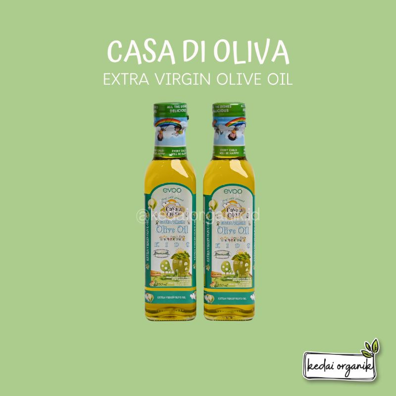 

EVOO Casa Di Oliva / Extra Virgin Olive Oil MPASI / Minyak MPASI 250 ml