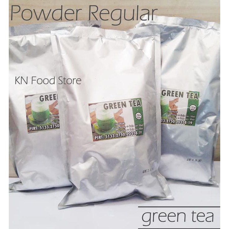 

teh premium powder matcha green tea kemasan 1 kg best qualty