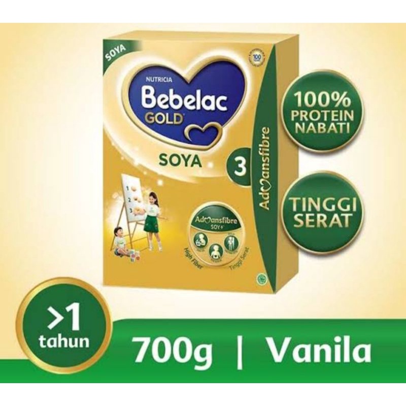 BEBELAC SOYA GOLD 3 VANILA 360gr / 700gr