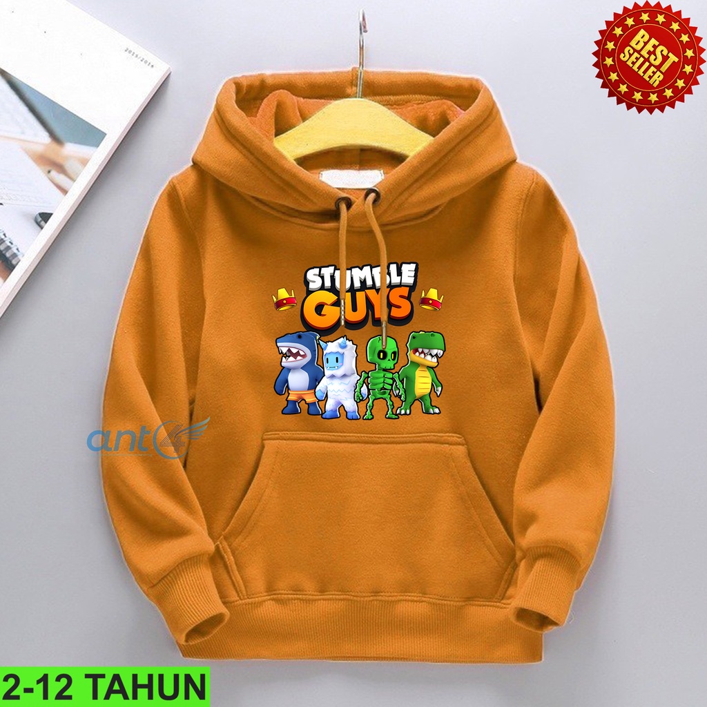 Hoodie Anak Laki Laki Perempuan / Hodie Game Stumble Guys Anak Usia 2 sampai 12 Tahun / Switer STUMBLE GUYS Cewek Cowok