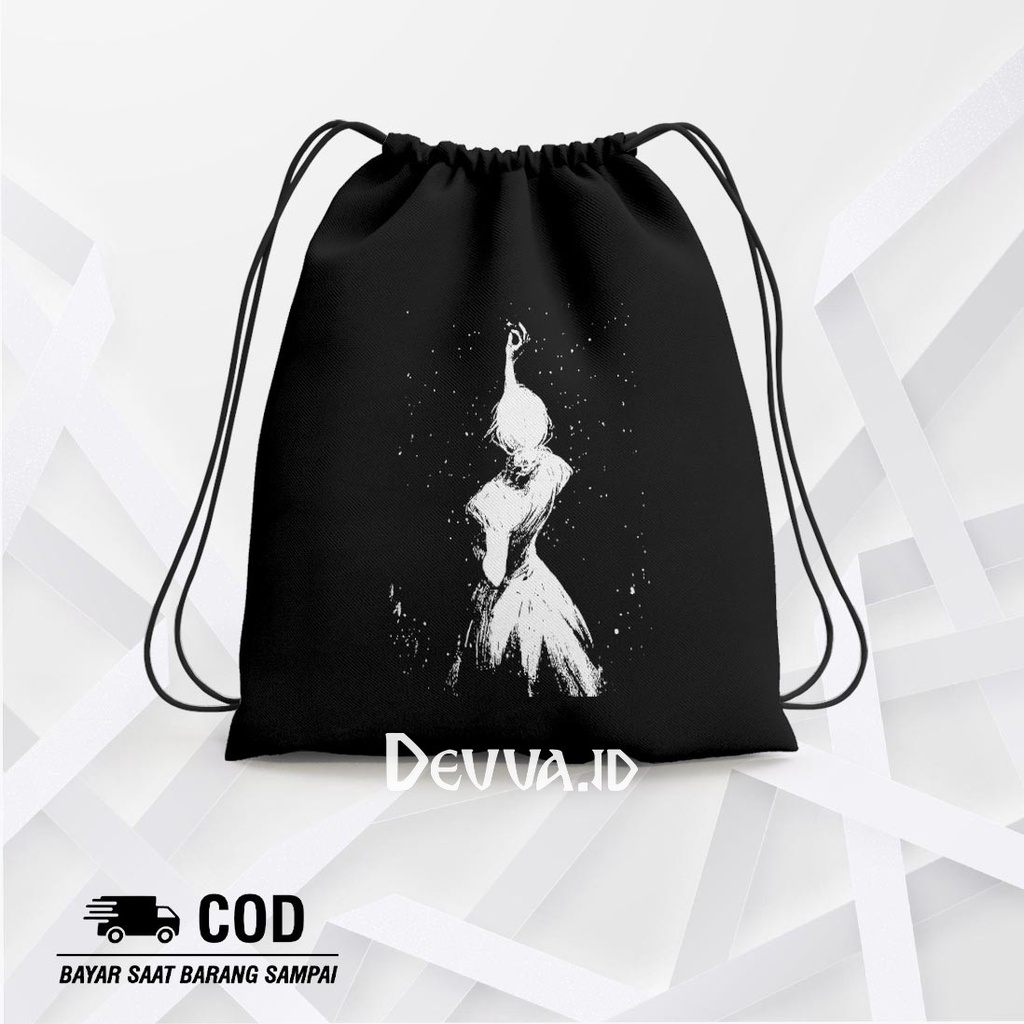 Tas Serut Petik Bintang String Bag Bts Muat Banyak Barang Ukuran 36 X 31 Cm | Devva.Id