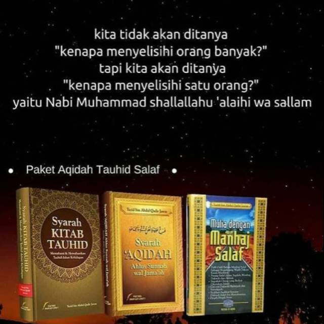 Paket aqidah tauhid salaf