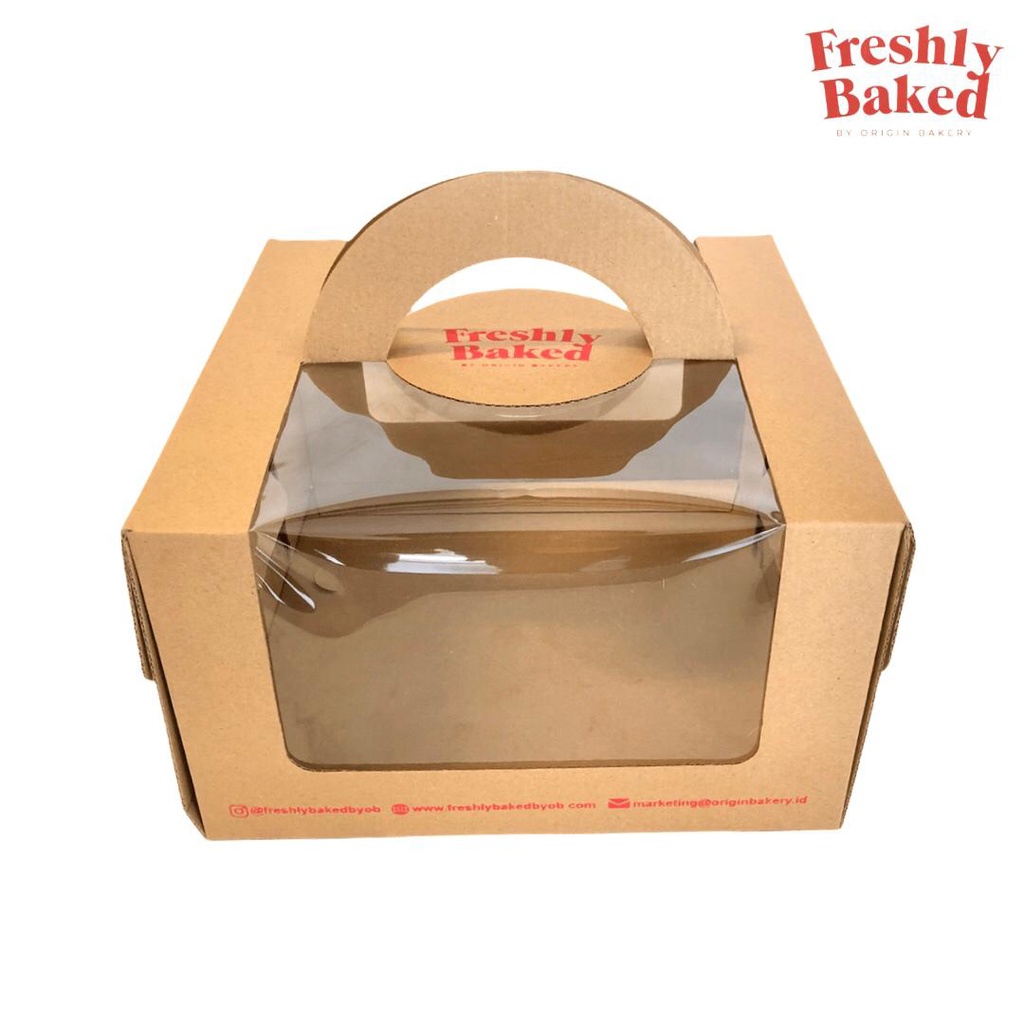 

Box Packaging - Freshly Baked by Origin Bakery