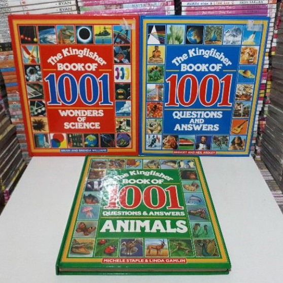 buku import  The Kingfisher BOOK OF 1001  paket 3 buku