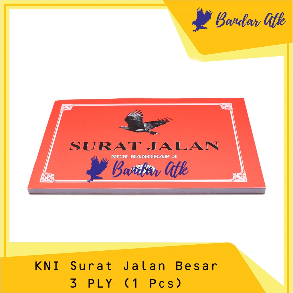 

KNI SURAT JALAN BESAR 3 PLY [1 PCS]