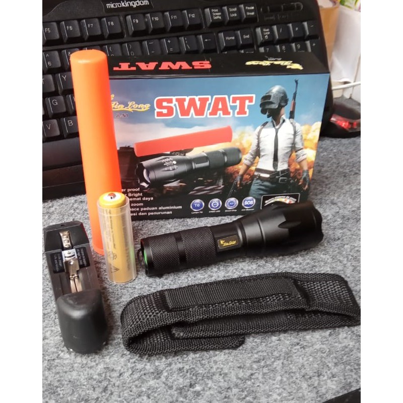 Senter SWAT Police Jin Long Jinlong JL-N1 Bisa Zoom