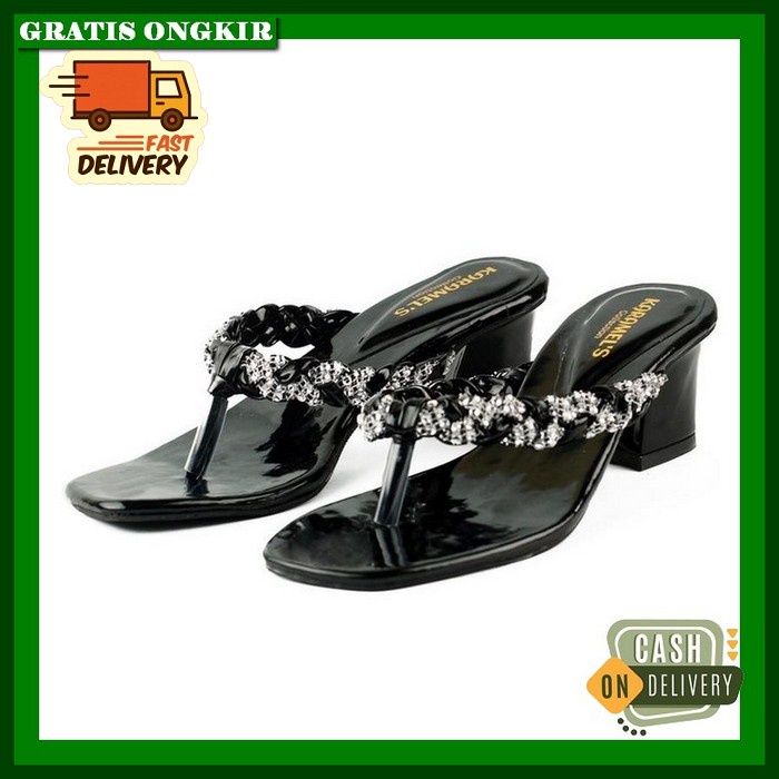 Sendal Haihil Sandal Haihils High Heels Hills Wanita Import Terbaru Kekinian Ak24 Heels Hills Heel S