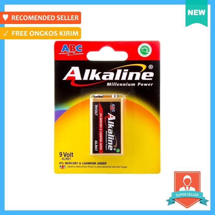 Kotak Baterai - Baterai Abc Alkaline 9V/ Baterai Kotak Abc Alkaline 9V/ Alkaline 9V