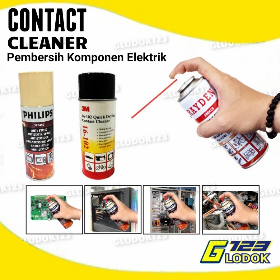 Pembersih Elektrik Elektronik Kontak Contact Cleaner Original