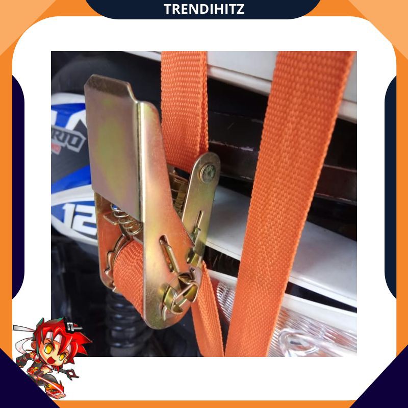 

Grosir Tali Pengikat Barang 5 m - Orange Berkualitas