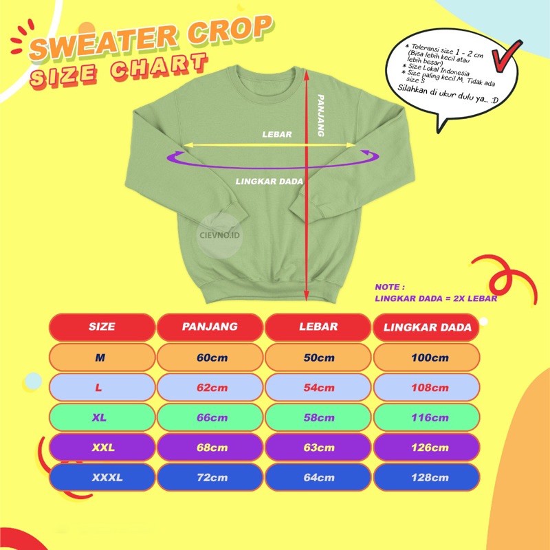 BASIC SWEATER UNGU MUDA SIZE M - XXXL-3