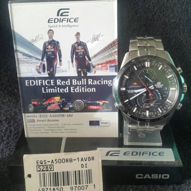 Casio Edifice EQS-A500RB-1AV Red Bull Racing Limited Edition