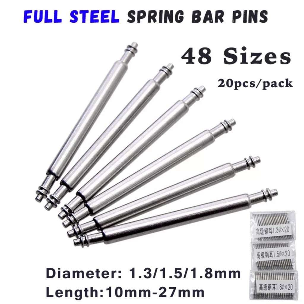 Spring Bar Pen Pengait Penyambung Tali Jam tangan Konektor Connector Strap Buckle Pen Pengait Tali P
