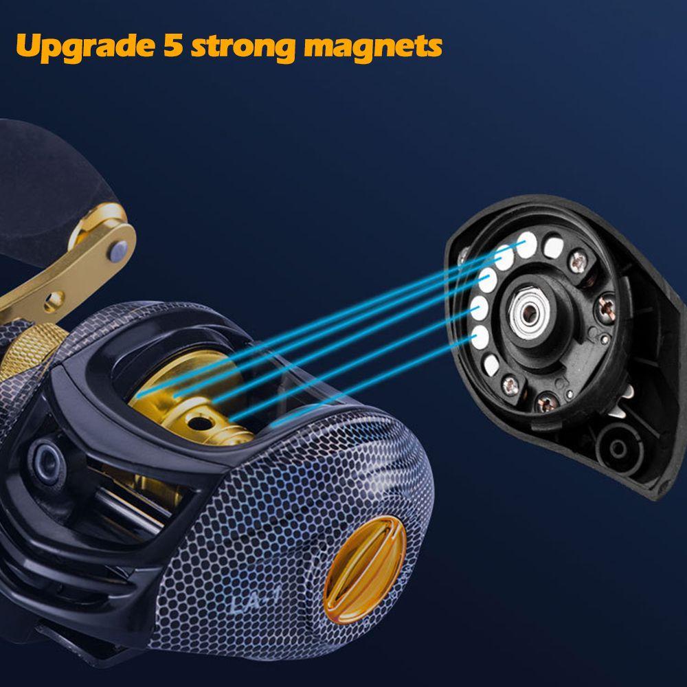 TOP Laser Lure Wheel Metal Kiri /Kanan Memancing Perlengkapan Memancing Reel Pancing