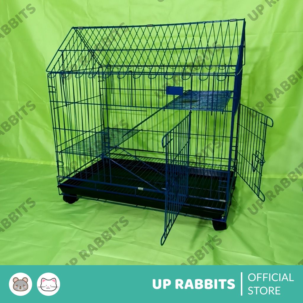 kandang kucing ukuran XL 75x45 besi tebal-1