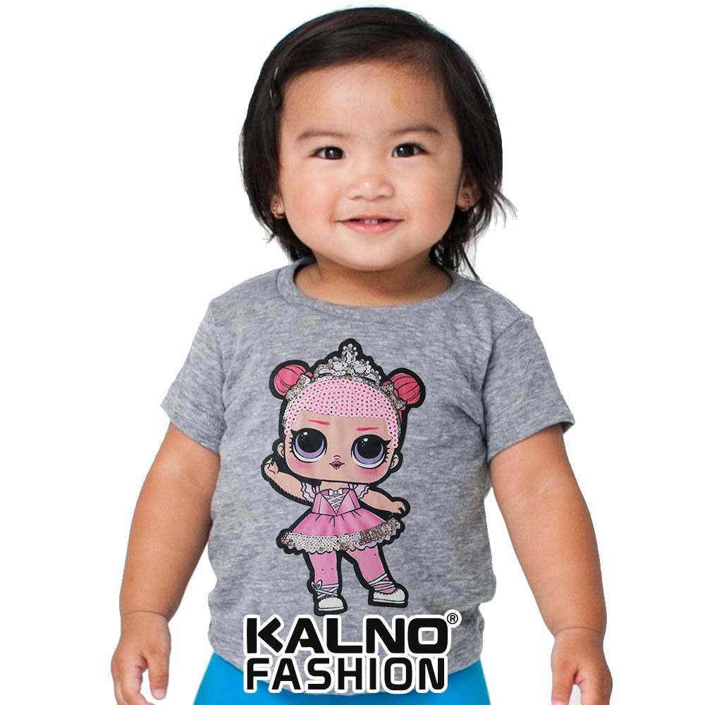 kaos baju anak LOL RANDOM umur 1 - 7 tahun, baju anak karakter