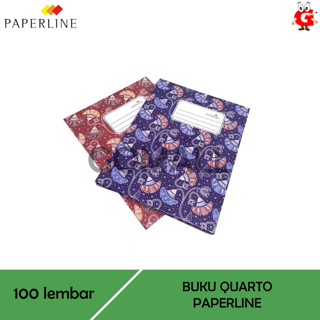 

Buku Kwarto/Kuarto/Quarto Hard Cover Hardcover PAPERLINE isi 100