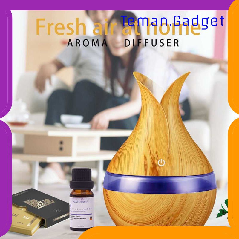 TG-CE069 JUTAOHUI Air Humidifier Aromatherapy Diffuser Wood 300ml - YX-188