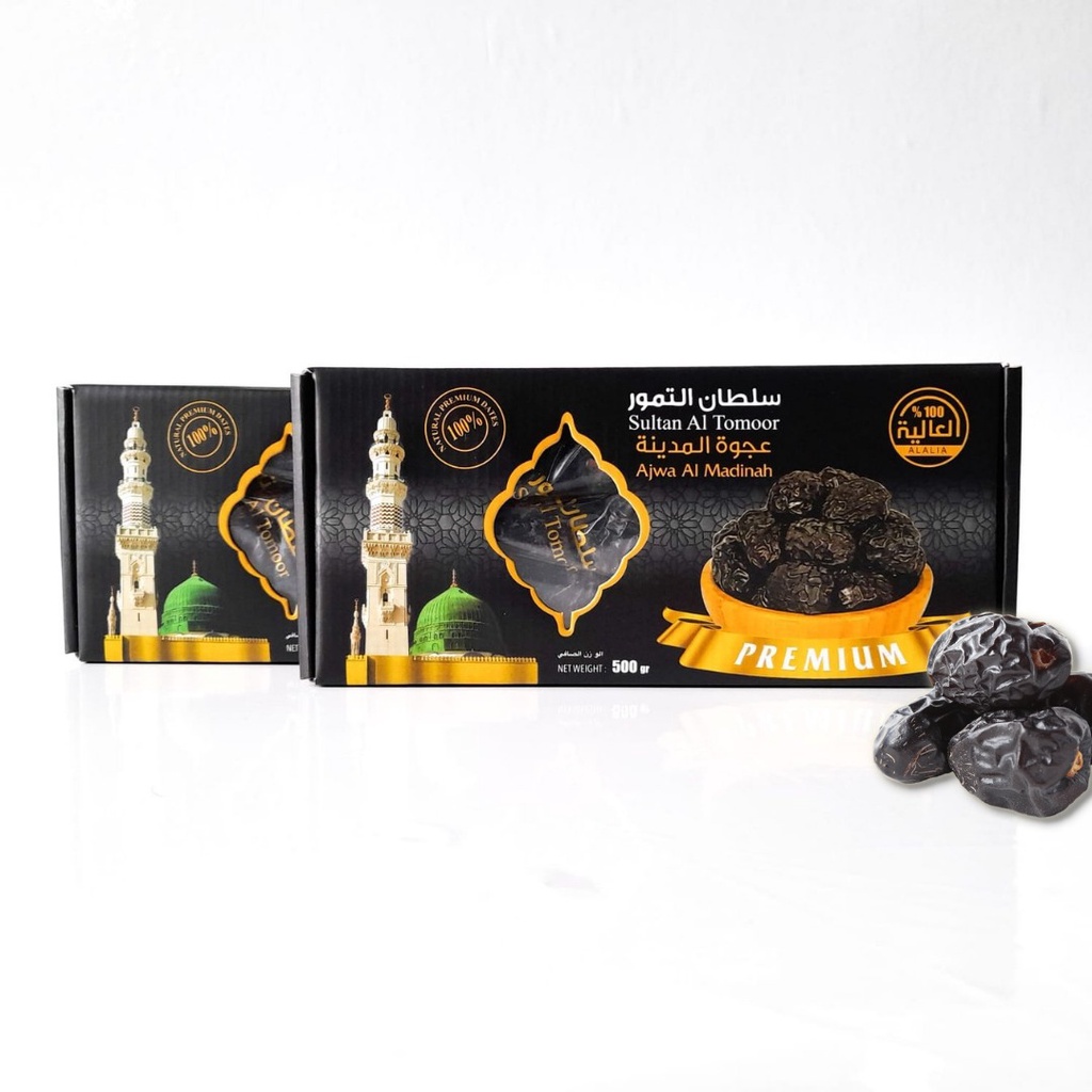 

Kurma Ajwa Medium 500gr - Kurma Nabi Al Madinah