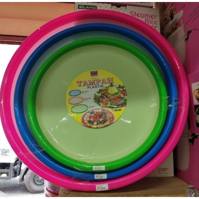 TAMPAH PLASTIK/ TAMPAH NAGATA/ NAMPAN BULAT