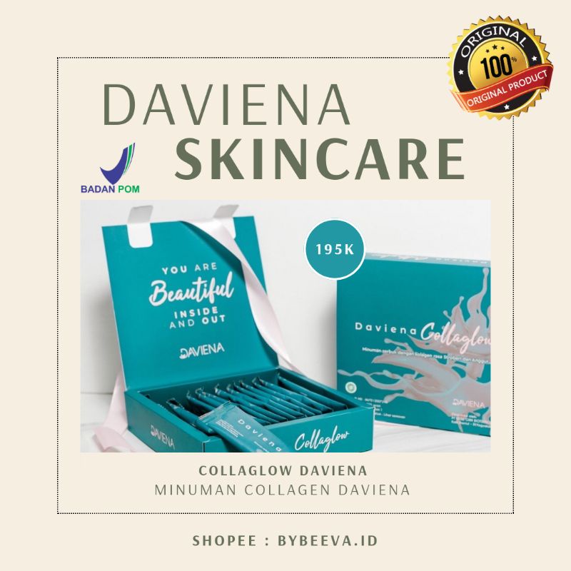 [BYBEEVA] COLLAGLOW DAVIENA | MINUMAN COLLAGEN DAVIENA | DAVIENA SKINCARE