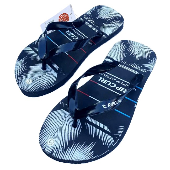 Sandal Jepit Pria RC Model Daun | Sendal Distro Surfing Casual | Sandal Jepit Pria Murah Tebal