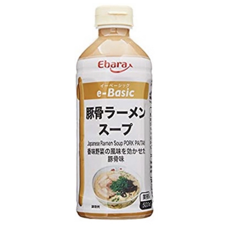 

EBARA Tonkotsu Ramen Soup 500ML (Bumbu Siap Pakai) BPOM