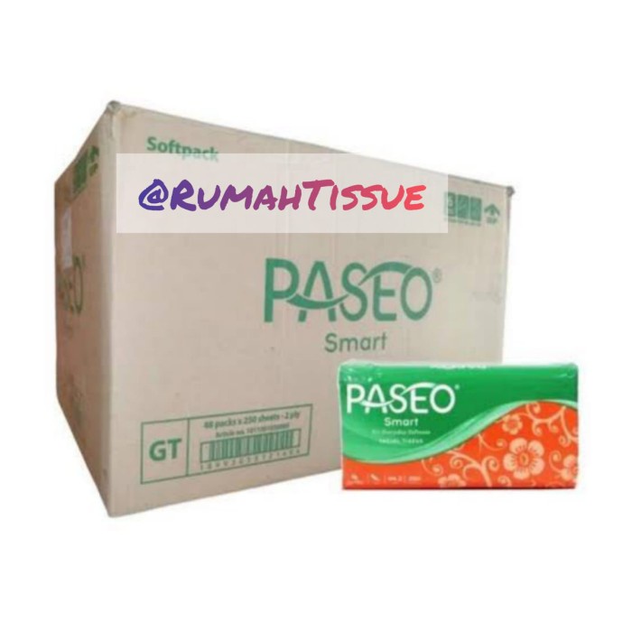 TERMURAH TISSUE PASSEO 250 SHEET 2PLY 1 DUS 1 KARTON ISI 48PCS