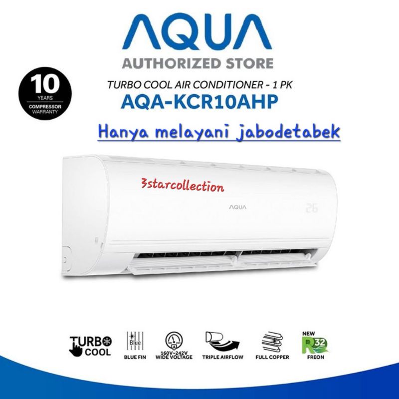 0AQUA AC STANDARD 1 PK AQA-KCR10AHP/1 INDOOR OUTDOOR
