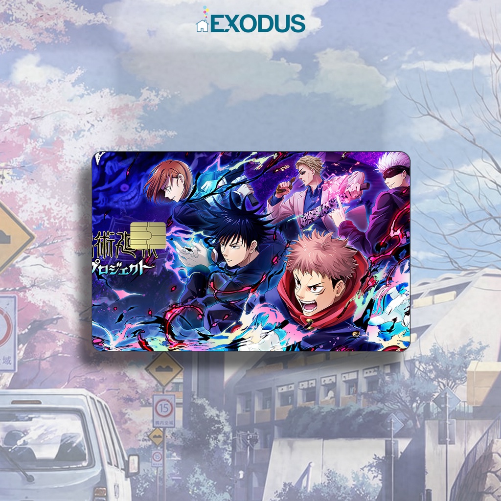 

Jujutsu Kaisen Hologram Skin / Sticker kartu ATM v.3