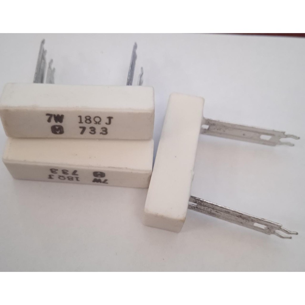 Resistor Keramik 7W 18 Ohm 18Ohm