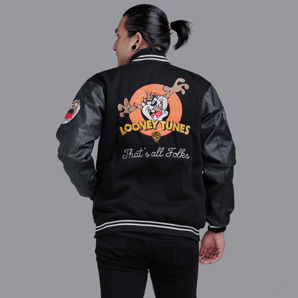 JAKET BASEBALL VARSITY LONEY TOON TAZMANIA