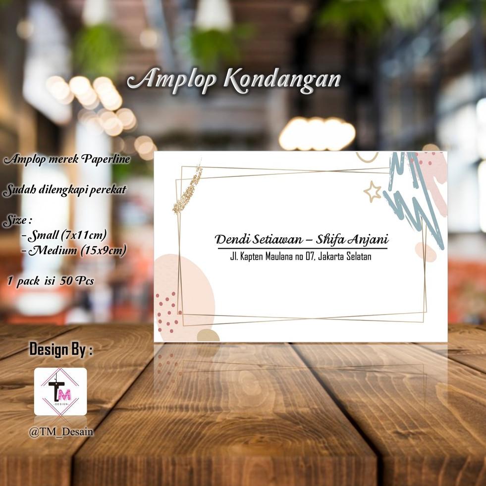 

(Z3H4).. Kode C76 - Amplop Kondangan / Amplop Printing / Amplop Desain -TM_Desain @50pcs //Produk@diskon