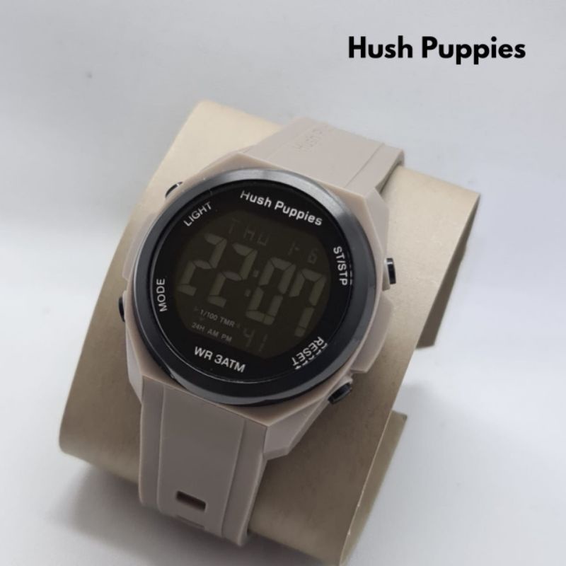 HUSH PUPPIES HP8571 | JAM TANGAN PRIA WANITA HUSH PUPPIES DIGITAL RUBBER STRAP