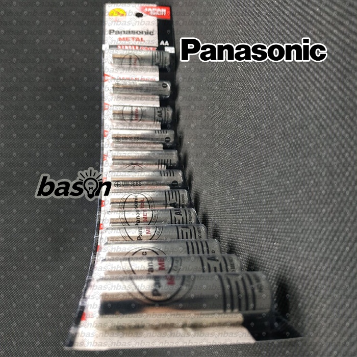 Baterai Panasonic Metal AA - isi A2 12 pcs - Carbon Zinc 1.5V