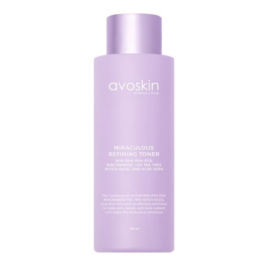 Avoskin Miraculous REFINING Toner 100ml / 20ml &amp; Serum 30ml [Anniversary Edition]