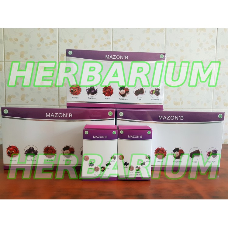 Mazon B Obat Herbal Jantung, Kolesterol, Stroke, Hepatitis, TBC dan HIV / ORIGINAL 100% ASLI