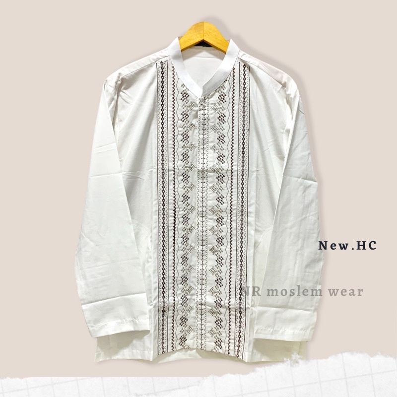BAJU KOKO JUMBO LENGAN PANJANG, KOKO PUTIH LENGAN PANJANG (EL-04 JUMBO)