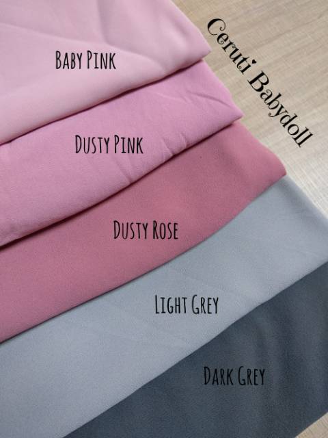 Kain Ceruti Babydoll Harga 0 5m Shopee Indonesia