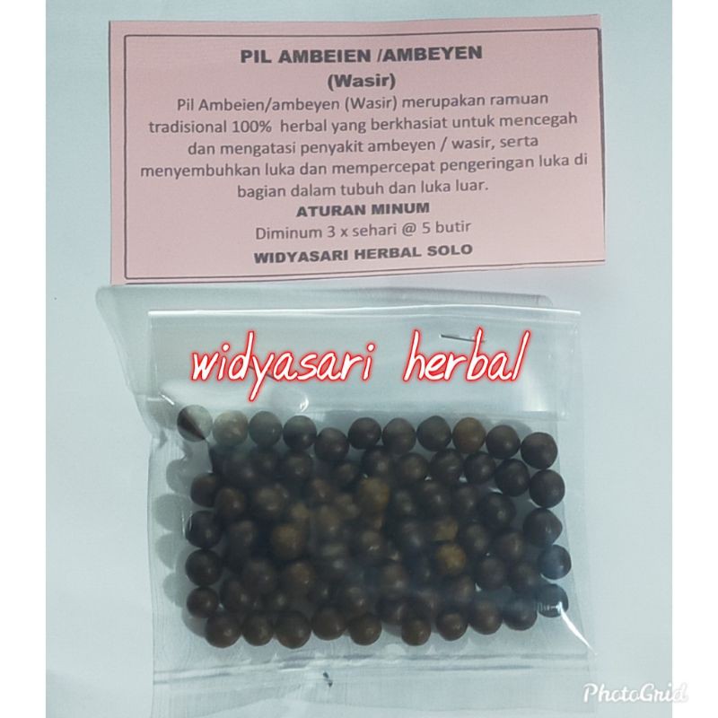 

Pil Butiran Wasir (Ambeyen) 1kg