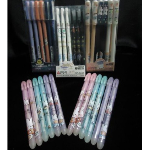 

(1pcs) pen bisa hapus/pen gel hapus/erasable pen/pen hapus lucu fancy ODEMEI