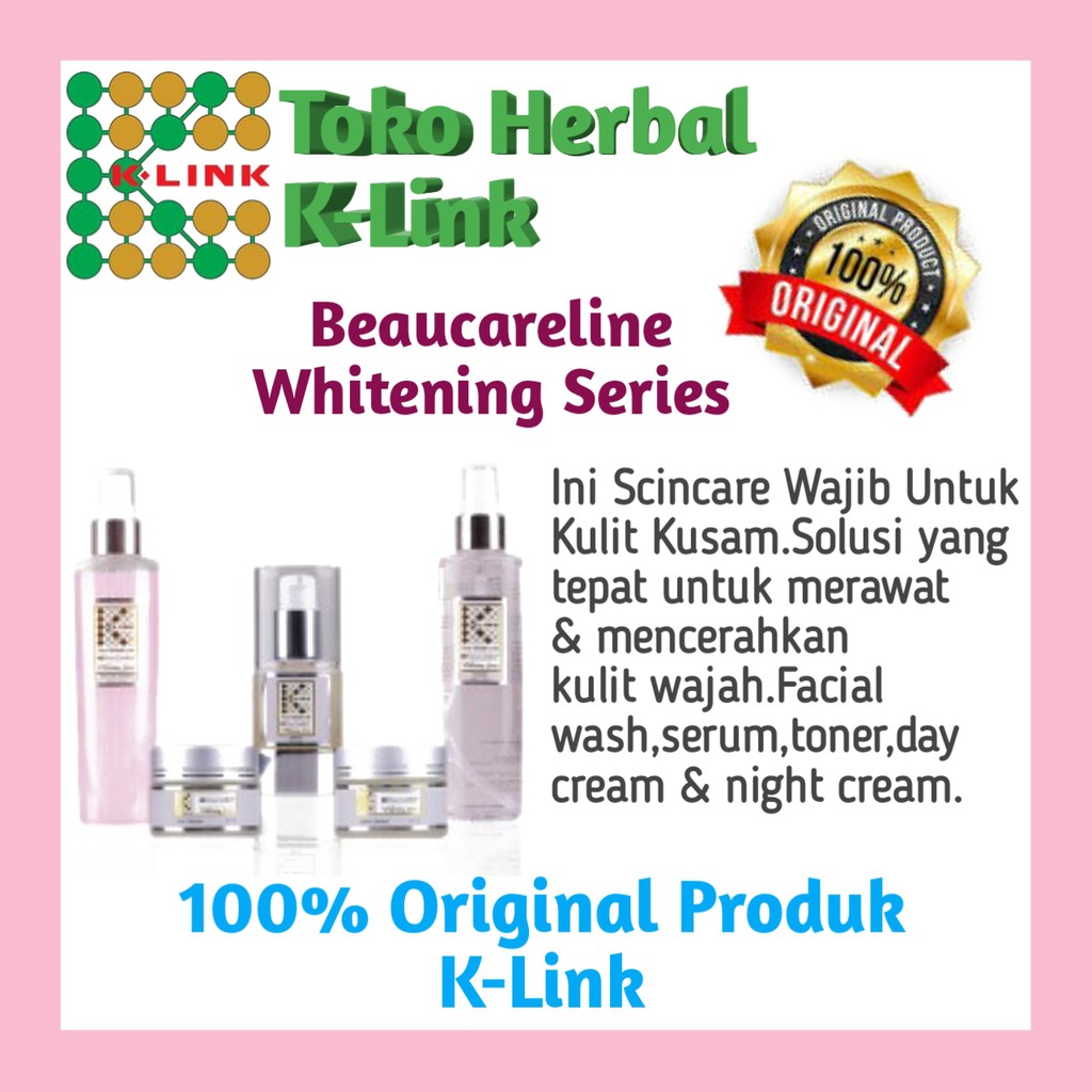 PAKET BOX K-BEAUCARELINE WHITENING SERIES