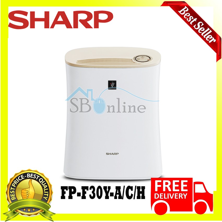 sharp air purifier fp f30y a c h
