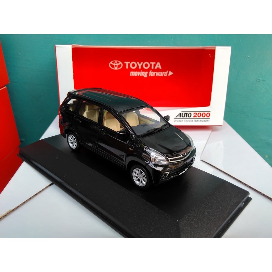 DIECAST TOYOPTA AVANZA G HITAM MINIATUR MOBIL SKALA 43 HARGA MURAH