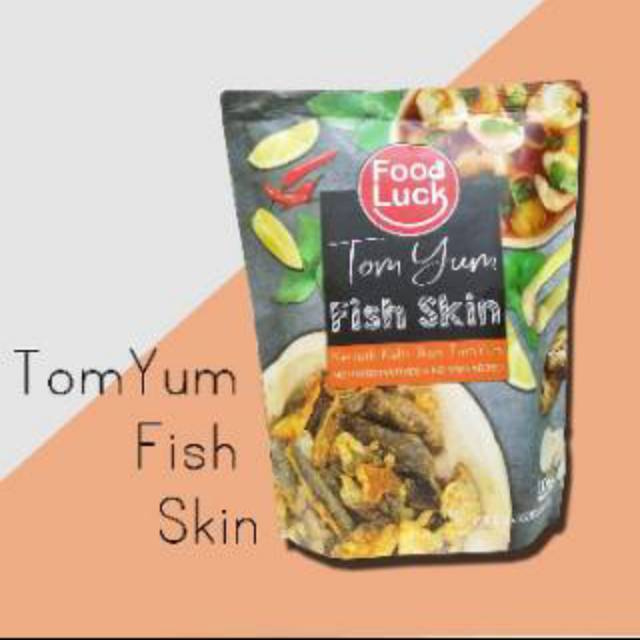 

Keripik Kulit Ikan Tomyum Food luck Foodluck tom yum fish skin