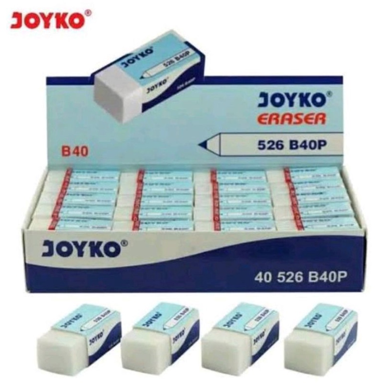 

40 PCS PENGHAPUS PENSIL KECIL JOYKO 526 B40